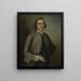 Dr William Foster - Joseph Badger — gerahmtes Bild an der Wand