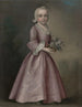 Kleine Mädchen mit Blumen - Joseph Badger — Ansicht des Kunstwerks