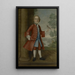 Portrait von John Gerry - Joseph Badger — gerahmtes Bild an der Wand