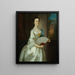 Abigail Chesebrough Mme Alexander Grant - Joseph Blackburn — gerahmtes Bild an der Wand