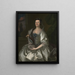 Hannah Wentworth Atkinson - Joseph Blackburn — gerahmtes Bild an der Wand