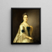Portrait der Marquise Wentworth - Joseph Blackburn — gerahmtes Bild an der Wand