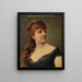 Portrait von Sophie Croizette 1847-1901 Mitglied der Comédie-Française - Joseph Blanc — gerahmtes Bild an der Wand