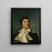 Portrait von Jean-Paul Marat 1743-1793 Politiker - Joseph Boze — gerahmtes Bild an der Wand