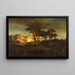 Renard roux - Joseph Brunner — gerahmtes Bild an der Wand
