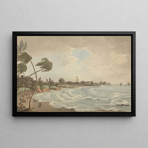 Joseph Constantine Stadler - Bencooler Bay Small Road Wharf Fort Marlborough Sumakra 1799.webp