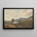 Soongey Lamou Hills Fort Marlborough Benkulen Sumatra 1799 - Joseph Constantine Stadler — gerahmtes Bild an der Wand