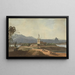 Vue sud-est du Fort Marlborough Benkulen Sumatra 1799 - Joseph Constantine Stadler — gerahmtes Bild an der Wand