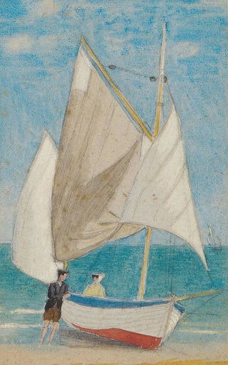 Joseph Edward Southall - A Fishing Boat.webp