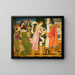La Beauté recevant la rose blanche de son père - Joseph Edward Southall — gerahmtes Bild an der Wand