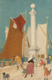 Calais - Joseph Edward Southall — Ansicht des Kunstwerks
