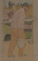 Fischer mit Eimer in Southwold - Joseph Edward Southall — Ansicht des Kunstwerks