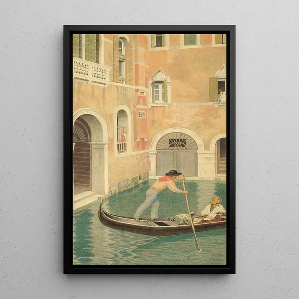 Joseph Edward Southall - Rio Della Guerra Venice.webp