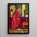 Sigismonda trinkend das Gift - Joseph Edward Southall — gerahmtes Bild an der Wand