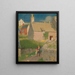 The Mill Cottage Harlech Nord du Pays de Galles - Joseph Edward Southall — gerahmtes Bild an der Wand
