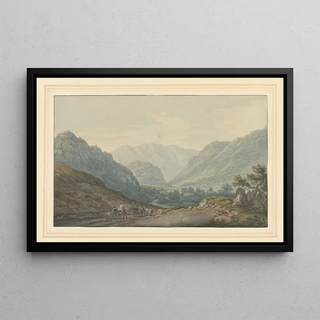 Joseph Farington - No View on the Road from Ambleside to Keswick from 6 mile Stone.webp