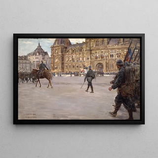 Joseph Flix Bouchor - Les funrailles du gnral Gallieni 18491916 le 1er juin 1916.webp