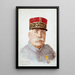 Portrait des Generals Joseph Joffre 1852-1931 - Joseph Félix Bouchor — gerahmtes Bild an der Wand