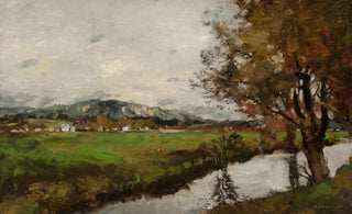 Joseph Frank Currier - Canal at Dachau Canal in Bavaria.webp