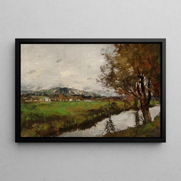 Joseph Frank Currier - Canal at Dachau Canal in Bavaria.webp