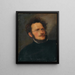 Der Maler Heinrich Schwemminger - Joseph Hasslwander — gerahmtes Bild an der Wand