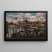 Prozession zum Fest des Erlösers Venedig - Joseph Heintz der Jüngere — gerahmtes Bild an der Wand
