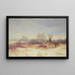 Lager der Indianer - Joseph Henry Sharp — gerahmtes Bild an der Wand