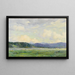 Landschaft von Taos - Joseph Henry Sharp — gerahmtes Bild an der Wand
