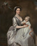 Mme Sharpe und ihr Kind - Joseph Highmore — Ansicht des Kunstwerks