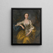 Portrait von Mme Baldwin - Joseph Highmore — gerahmtes Bild an der Wand
