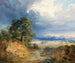 Ein Landschaft der Karpaten mit einem Hirten und seinem Vieh - Joseph Holzer — Ansicht des Kunstwerks