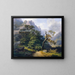 Berglandschaft - Joseph Holzer — gerahmtes Bild an der Wand