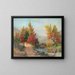 Herbst am Lehigh - Joseph Hoover — gerahmtes Bild an der Wand