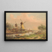 Sommer in den Niederlanden - Joseph Hoover — gerahmtes Bild an der Wand