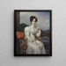 Fredrika Dorotea Vilhelmina (1781 - 1826), Königin von Schweden - Joseph Karl Stieler — gerahmtes Bild an der Wand
