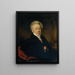 Portrait eines Gentlemans - Joseph Krafft — gerahmtes Bild an der Wand
