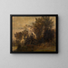 Landschaft - Joseph Lies — gerahmtes Bild an der Wand