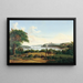 Die Vororte der Stadt - Joseph Lon Righini — gerahmtes Bild an der Wand
