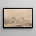 Semis d'automne du grain - Joseph Mallord William Turner — gerahmtes Bild an der Wand