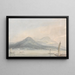 De l'Isola Borromeo, lac Majeur - Joseph Mallord William Turner — gerahmtes Bild an der Wand