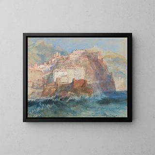 Joseph Mallord William Turner - Genoa from the Sea looking up to the Church of Santa Maria Assunta in Carignano.webp
