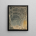 Innenansicht des Palastes St. John's in Eltham - Joseph Mallord William Turner — gerahmtes Bild an der Wand