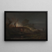 Backsteinofen in Coalbrookdale - Joseph Mallord William Turner — gerahmtes Bild an der Wand