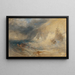 Phare des Longships Land's End - Joseph Mallord William Turner — gerahmtes Bild an der Wand