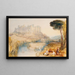 Château de Ludlow, Shropshire - Joseph Mallord William Turner — gerahmtes Bild an der Wand