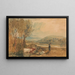 Château de Lulworth Dorset - Joseph Mallord William Turner — gerahmtes Bild an der Wand