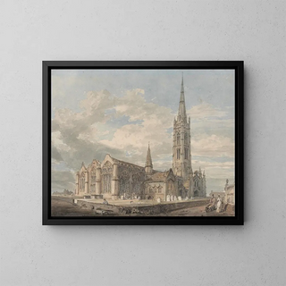 Joseph Mallord William Turner - North East View of Grantham Church Lincolnshire.webp