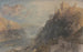 Rheinfels, Blick auf Katz und Gourhausen - Joseph Mallord William Turner — Ansicht des Kunstwerks