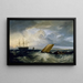 Sheerness vu depuis le Nore - Joseph Mallord William Turner — gerahmtes Bild an der Wand