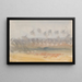 Skizzenbuch des Channel 4 - Joseph Mallord William Turner — gerahmtes Bild an der Wand